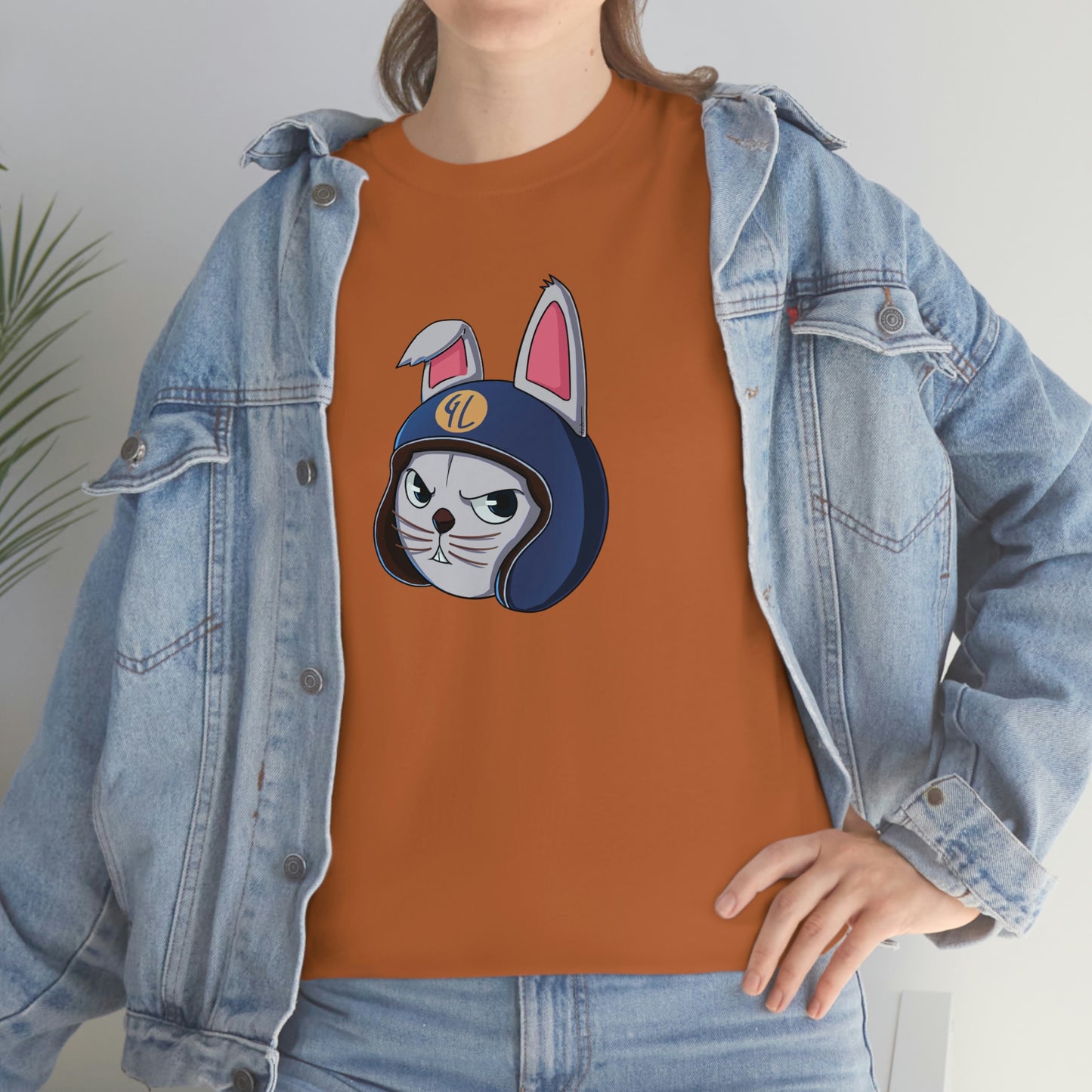 “Bunny Skyline” Unisex Heavy Cotton Tee