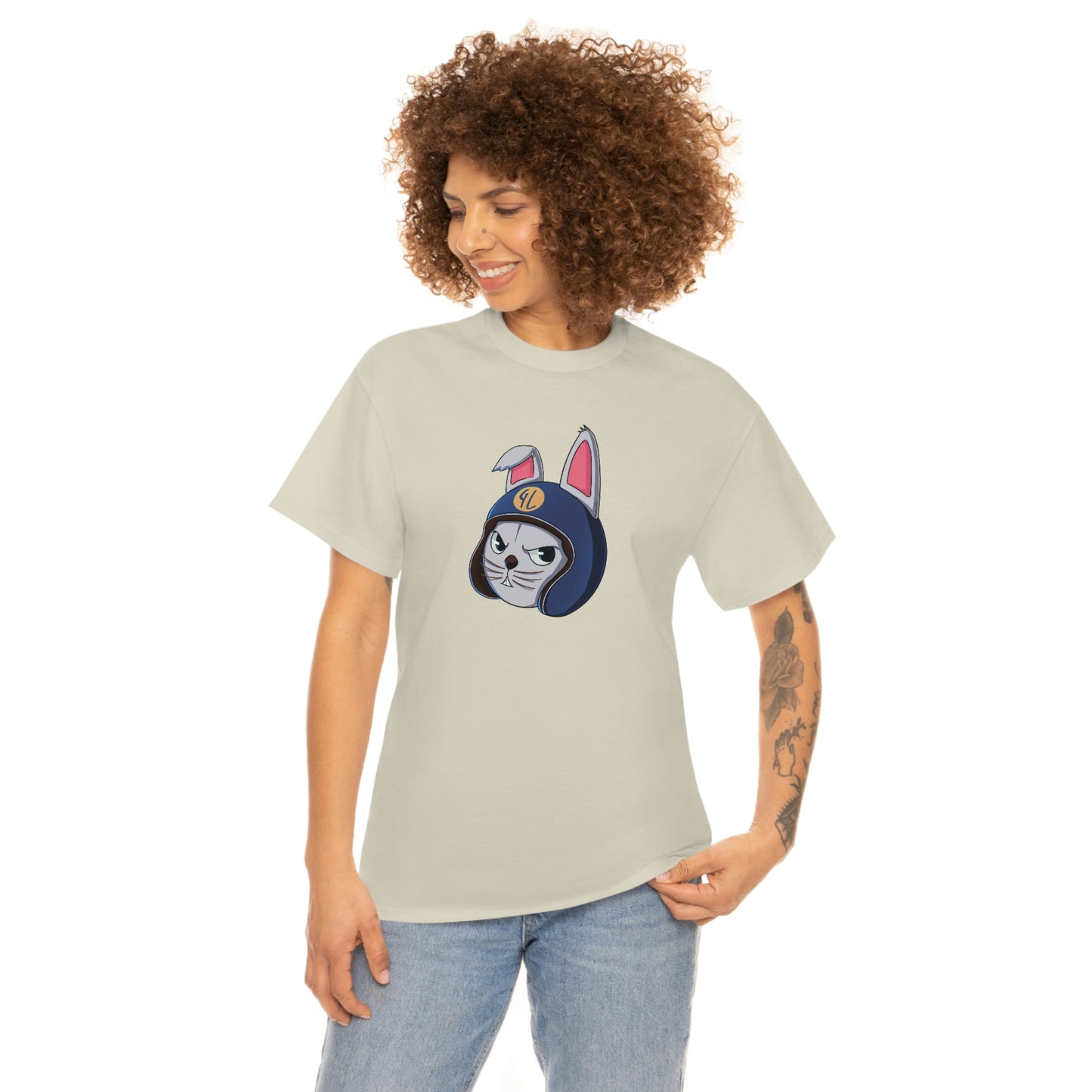 “Bunny Skyline” Unisex Heavy Cotton Tee