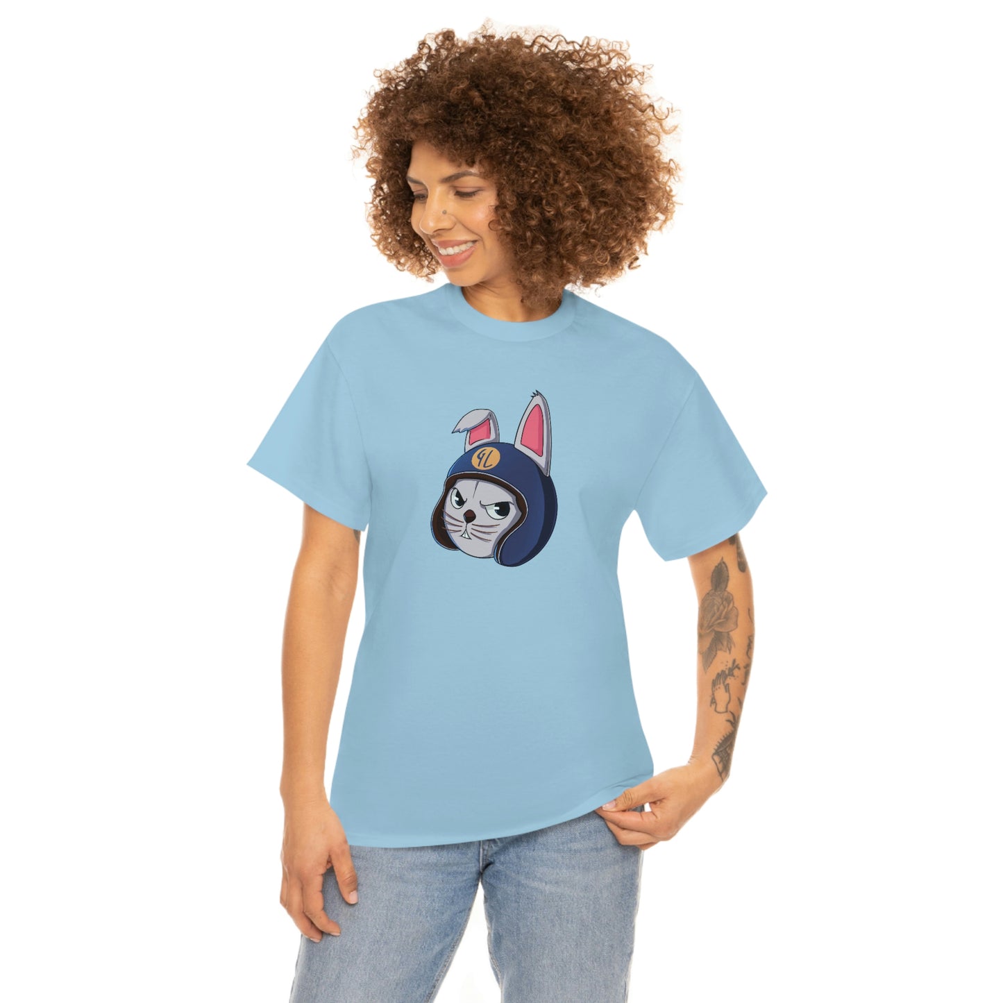 “Bunny Skyline” Unisex Heavy Cotton Tee