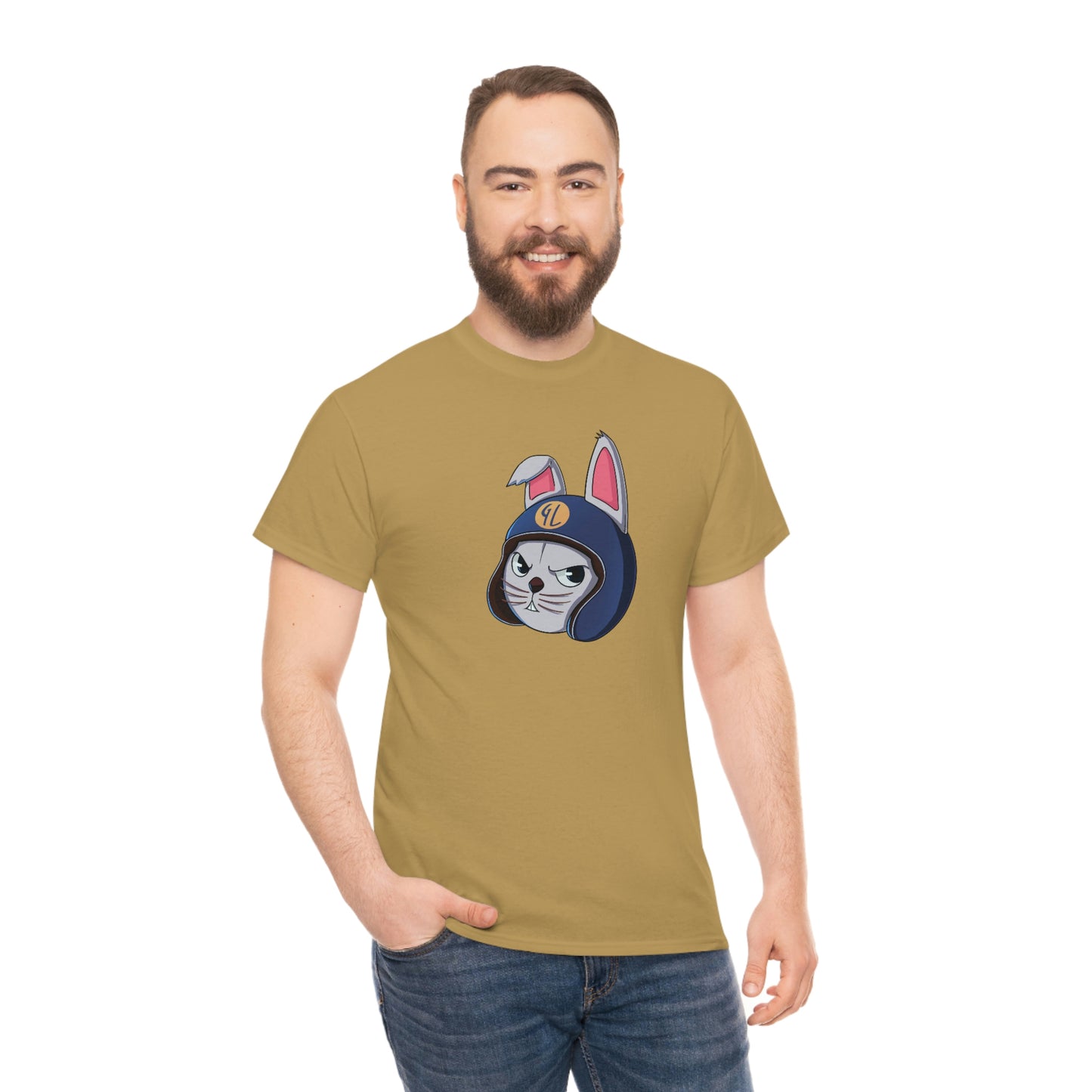 “Bunny Skyline” Unisex Heavy Cotton Tee