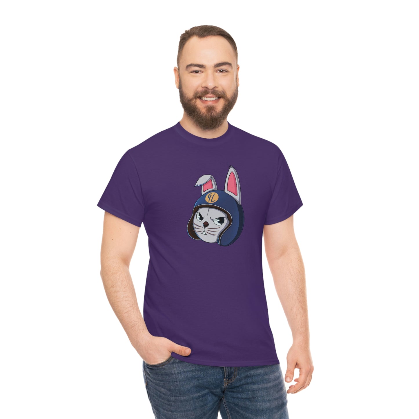 “Bunny Skyline” Unisex Heavy Cotton Tee