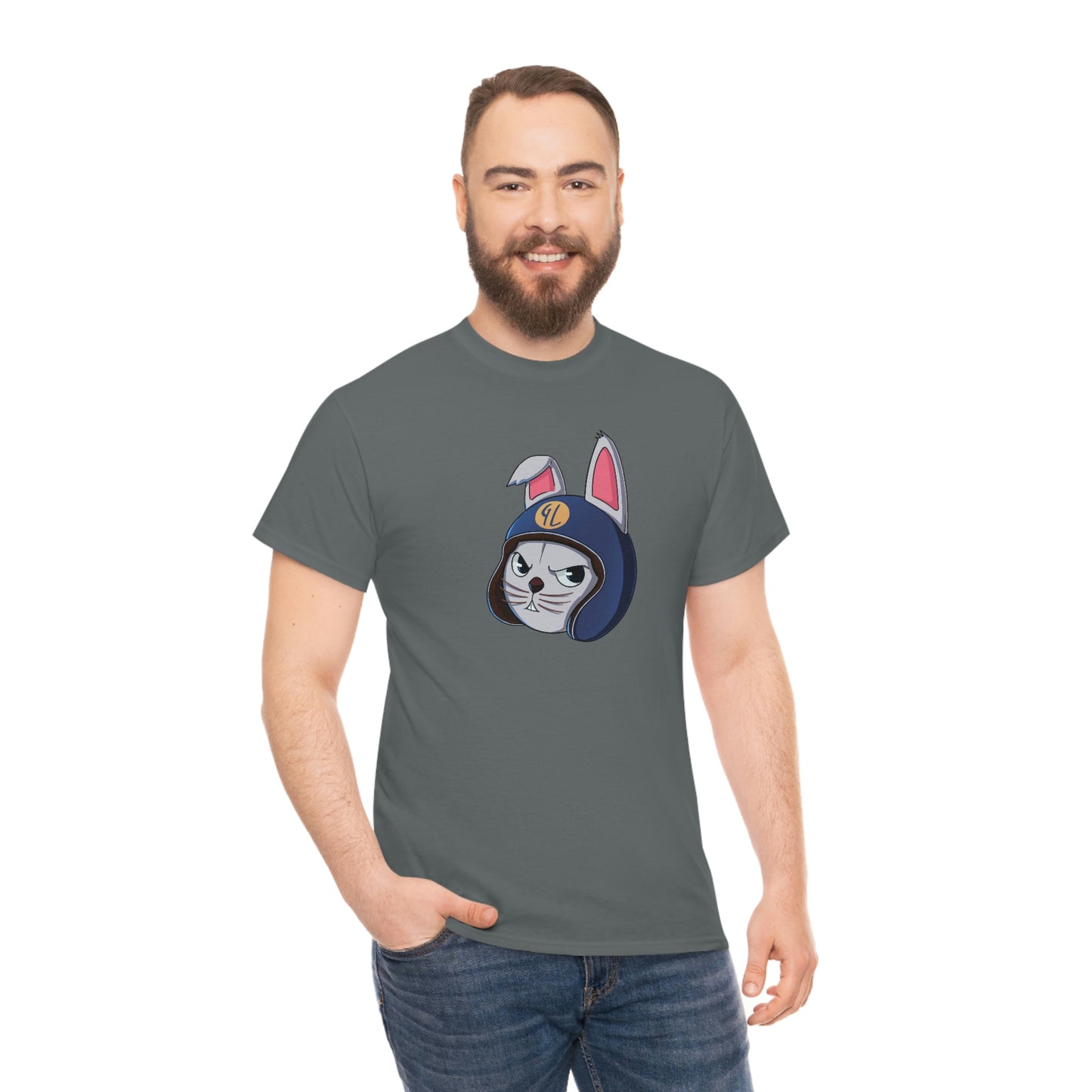 “Bunny Skyline” Unisex Heavy Cotton Tee