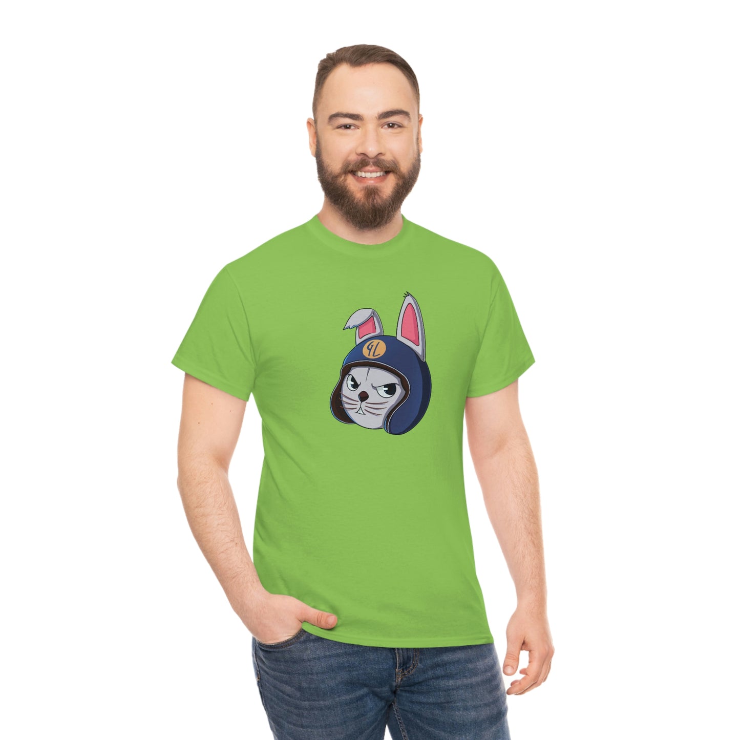 “Bunny Skyline” Unisex Heavy Cotton Tee
