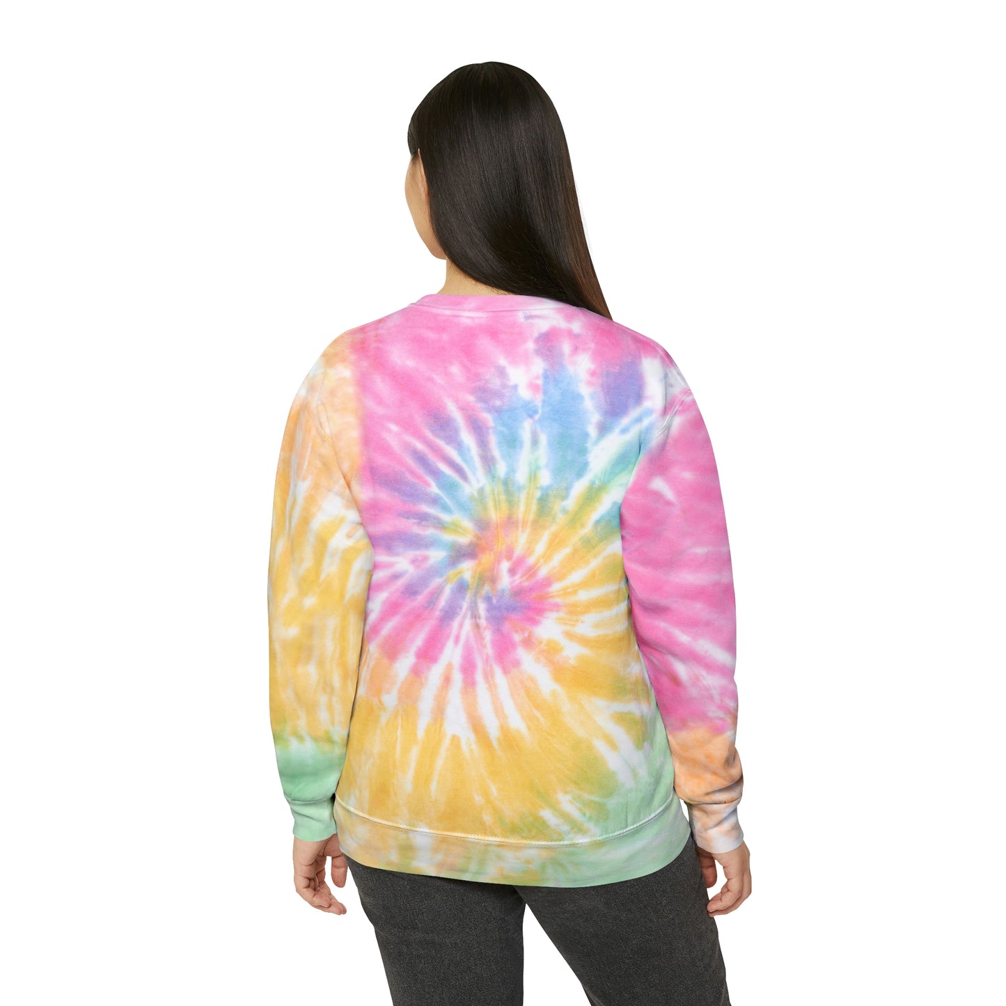 “UWU Rhi” Unisex Tie-Dye Sweatshirt