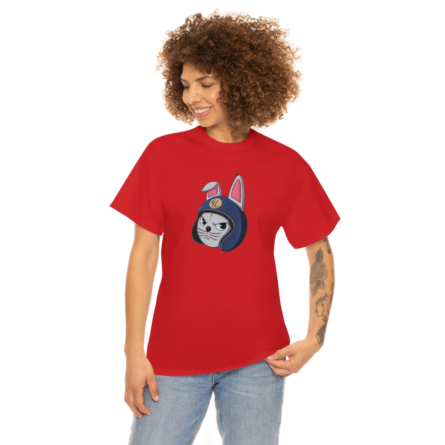 “Bunny Skyline” Unisex Heavy Cotton Tee