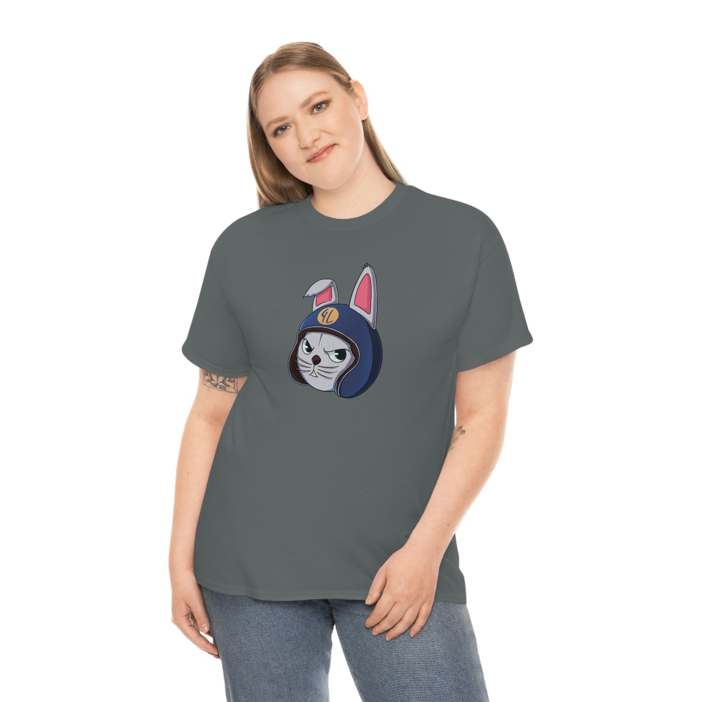 “Bunny Skyline” Unisex Heavy Cotton Tee