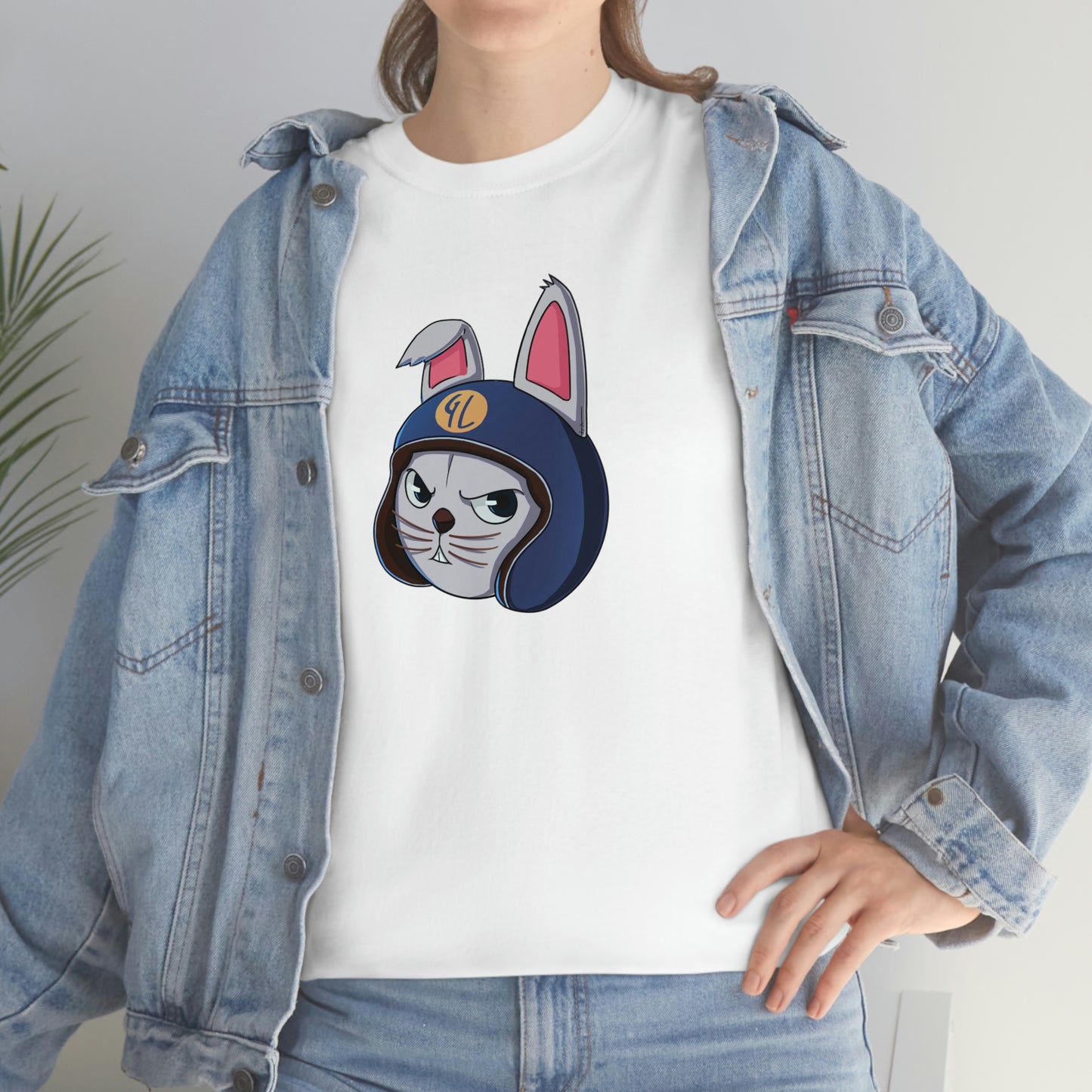 “Bunny Skyline” Unisex Heavy Cotton Tee
