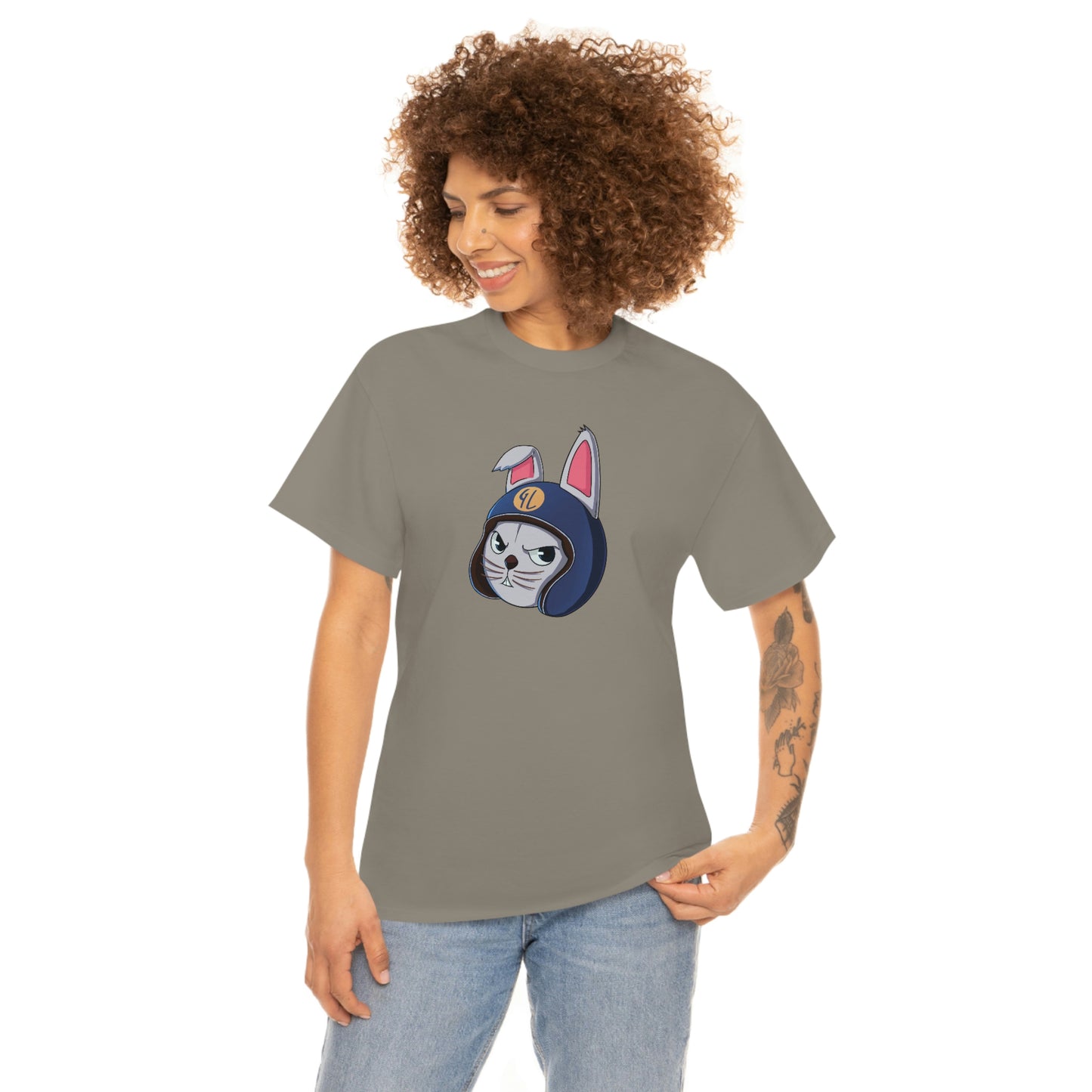 “Bunny Skyline” Unisex Heavy Cotton Tee