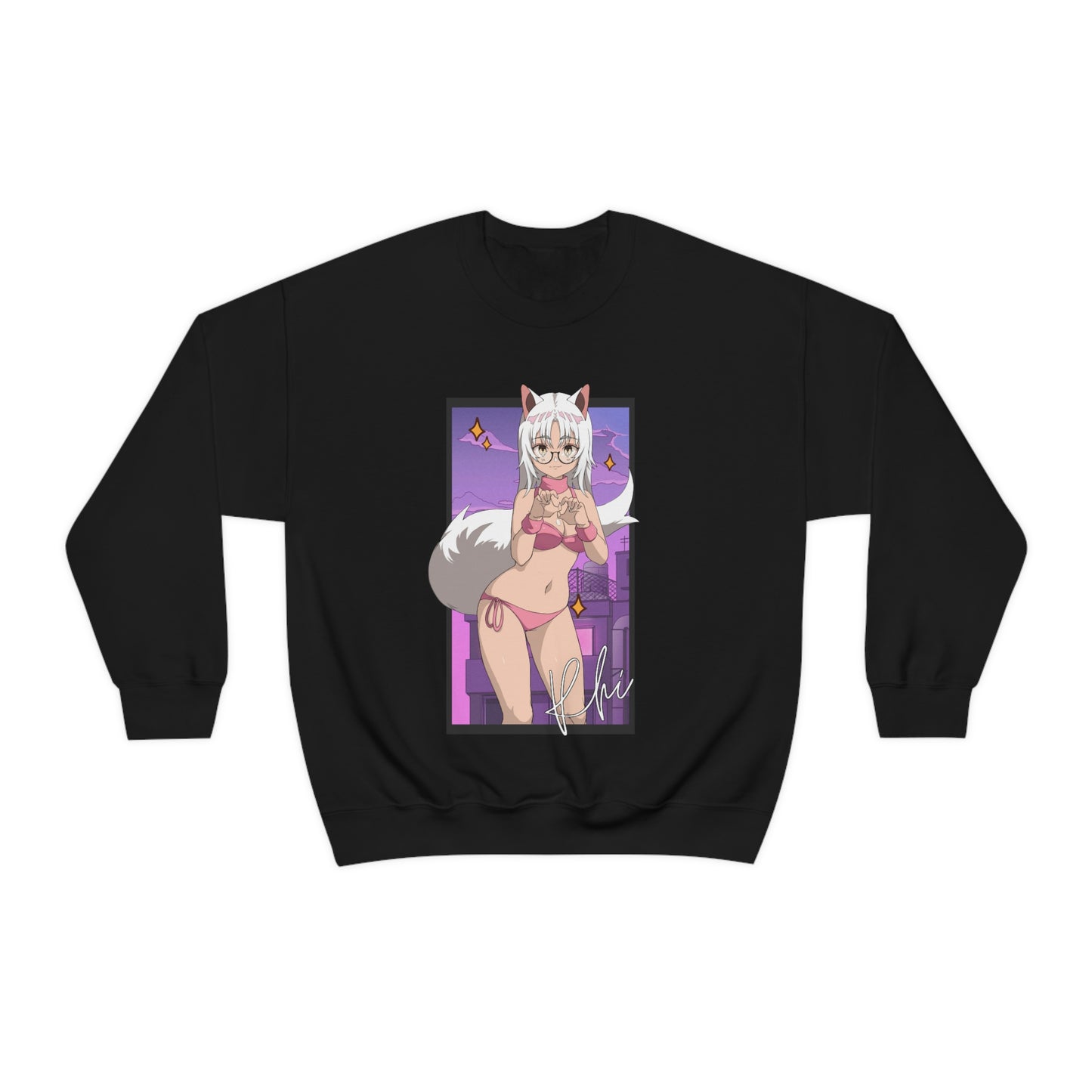 “UWU Rhi” Unisex Heavy Blend™ Crewneck Sweatshirt