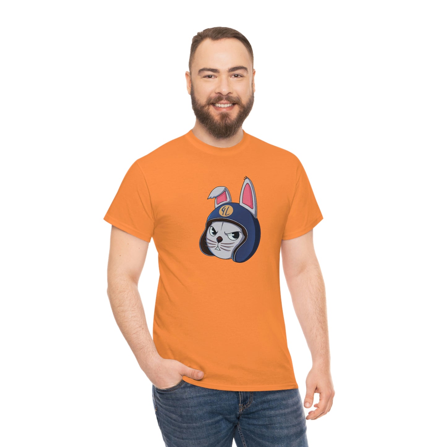 “Bunny Skyline” Unisex Heavy Cotton Tee